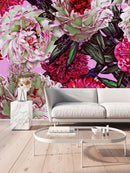 Pink and White Peonies Wallpaper