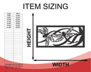 Metal Dragonfly Wall Art | Dragonfly Metal Landscape | 15 Color Options