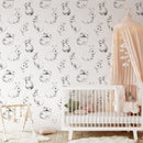 Hand drawn Bunnies Kids Wallpaper