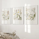 Minimalist Wild Plants. Botanical Poster Art Decor
