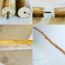 Driftwood Handrail (8–13 FT) | Rustic Coastal Stair Railing
