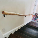 Driftwood Handrail (8–13 FT) | Rustic Coastal Stair Railing