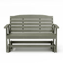 SimplyPoly Amish Made Classic Recycled Plastic Porch Glider