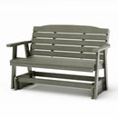 SimplyPoly Amish Made Classic Recycled Plastic Porch Glider