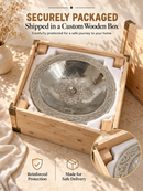 Silver Brass Drop-in Sink