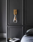 Raindrop Crystal Wall Sconce