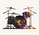 Drum Set Metal Art