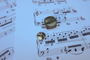 Drum w-drumsticks Lapel Pin