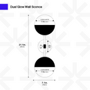 Dual Glow Wall Sconce