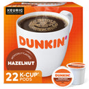 Dunkin' Hazelnut K-Cups, Medium Roast – 24 Count
