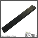 Garage Tile Ramp Edge for Interlocking PP Flooring - High End Polypropylene | 100% Recyclable | DECKO DURANTE (15.8" x 2.4" x 0.7")