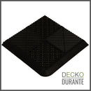 Garage Tile - BLACK - Interlocking PP Flooring - High End Polypropylene | 100% Recyclable | DECKO DURANTE (15.8" x 15.8" x 0.7" tile)