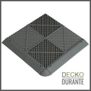 Garage Tile - GREY - Interlocking PP Flooring - High End Polypropylene | 100% Recyclable | DECKO DURANTE (15.8" x 15.8" x 0.7" tile)