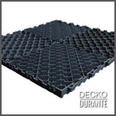 Garage Tile - GREY - Interlocking PP Flooring - High End Polypropylene | 100% Recyclable | DECKO DURANTE (15.8" x 15.8" x 0.7" tile)