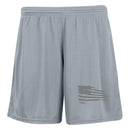 Distressed Flag Ladies' 7 inch Inseam Training Shorts