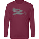 Distressed Flag Kids Zone Long Sleeve Tee