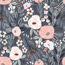 Flowers on Dark  Background Wallpaper