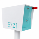 UpTown Box Locking Package Dropbox in WHITE - Modern Mailbox