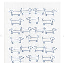 Dachshund Print Eco-Friendly Swedish Dishcloth