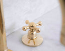 Deck Mount Brass Bathroom Faucet