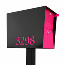 UpTown Box Locking Package Dropbox  in TEXTURED MATT  BLACK - Modern Mailbox
