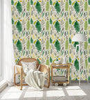 Modish Fern Leaves Wallpaper Smart