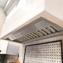 36" Range Hood Insert, Stainless Steel Kitchen Vent Hood with Dimmable LED Lights, 600CFM - NX-E90-36