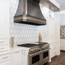 36" Range Hood Insert, Stainless Steel Kitchen Vent Hood with Dimmable LED Lights, 600CFM - NX-E90-36-MB