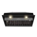 36" Range Hood Insert, Stainless Steel Kitchen Vent Hood with Dimmable LED Lights, 600CFM - NX-E90-36-MB