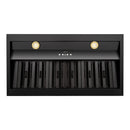 36" Range Hood Insert, Stainless Steel Kitchen Vent Hood with Dimmable LED Lights, 600CFM - NX-E90-36-MB