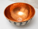 Copper and Wood Vanity Vessel Sink