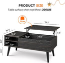 Modern Lift Top Coffee Table with Storage – Smart, Stylish & Space-Saving