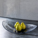 Lovecup Smoke Murano Glass Plate L733