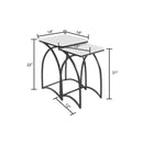 Goriach Black End Table