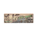 Lafayette Cannon Sign | Real Art Print on Wood