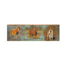 Assateague Island National Seashore Horse Sign | Real Art Print on Wood