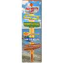 Dale Hollow Lake Ski Directional | Wall Art Print on Real Wood