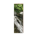 Waterfall Sign | Real Art Print on Wood