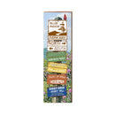 Blue Ridge Parkway Directional | Real Art Print on Wood