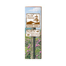 Blue Ridge Parkway North South Sign | Real Art Print on Wood