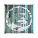 Blue Ridge Parkway Logo Sign | Real Art Print on Wood