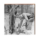 Old Explosive Workers Sign | Real Art Print on Wood