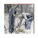 Old Explosive Workers Sign | Real Art Print on Wood