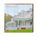 Moses Cone Manor Sign | Real Art Print on Wood