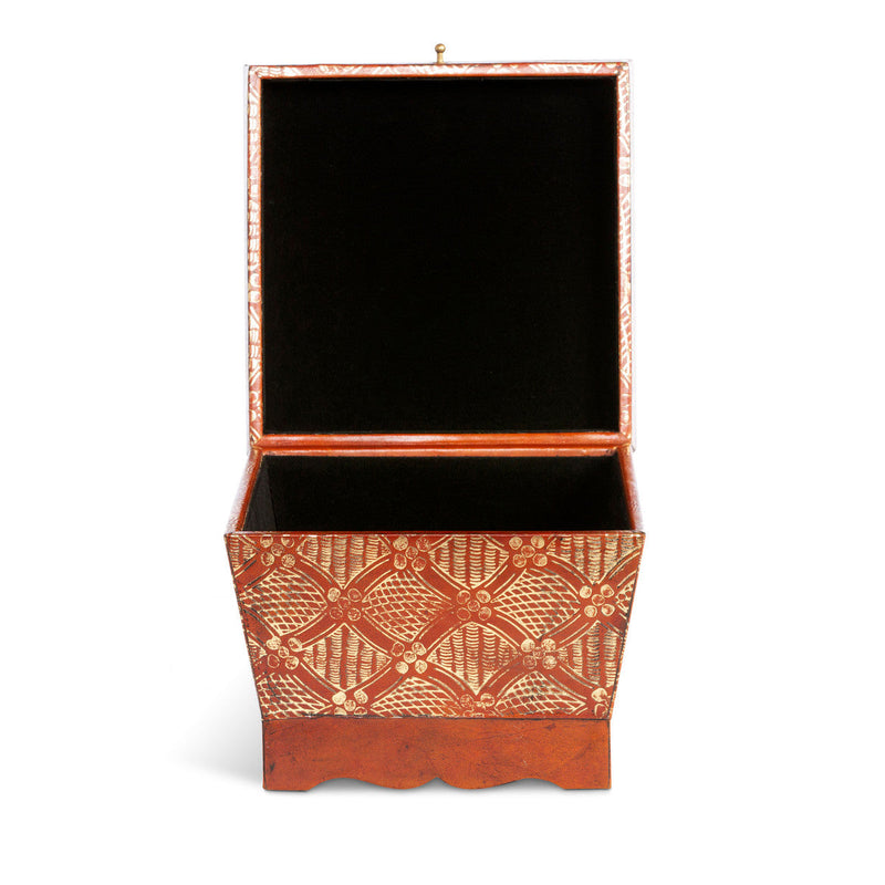 Lovecup Tooled Pattern Desk Storage Box L314