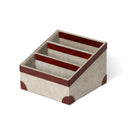 Lovecup Antique Canvas Letter Holder with Genuine Leather L223