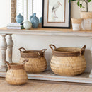 Lovecup Natural Bamboo Lanai Baskets, Set of 3 L670