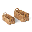 Lovecup Woven Water Hyacinth Rectangle Storage Basket L617