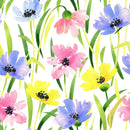 Voguish Brightly Floral Wallpaper Vogue