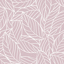 Contemporary Leaves Pattern Wallpaper Chic